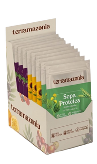 Mix de Sopas Proteicas - Caixa com 9 sachês de 40g