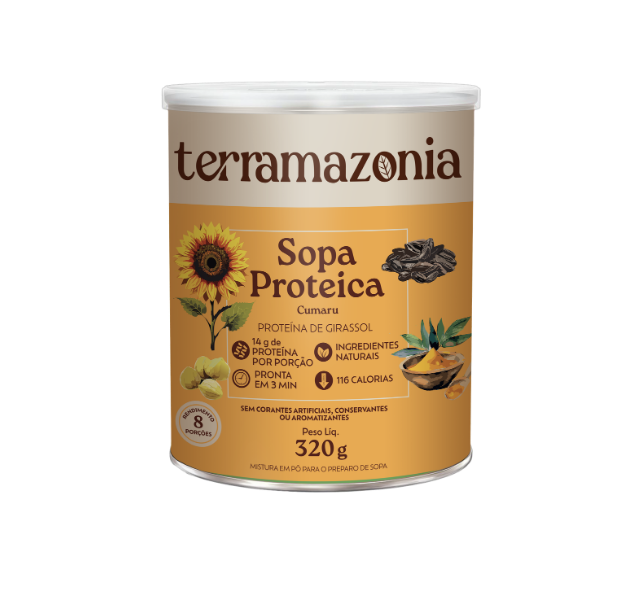 Sopa Proteica de Cumaru e Proteína de Girassol 320g