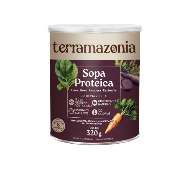 Sopa Proteica de Cara Roxo 320g