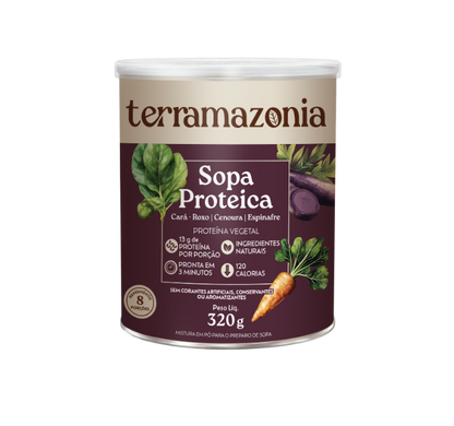 Sopa Proteica de Cara Roxo 320g