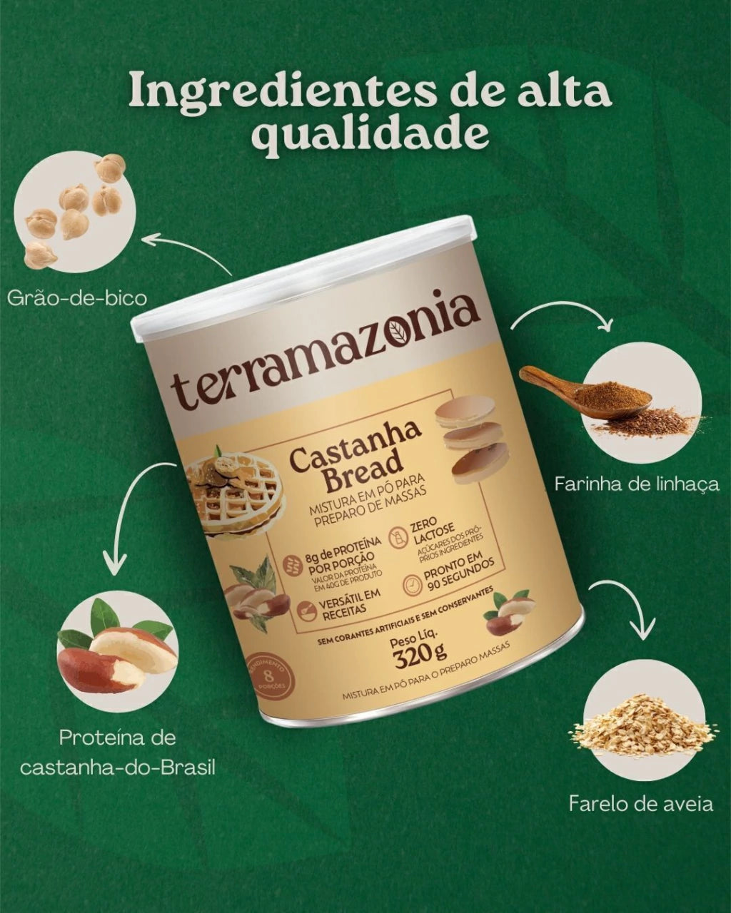 Castanha Bread 320g