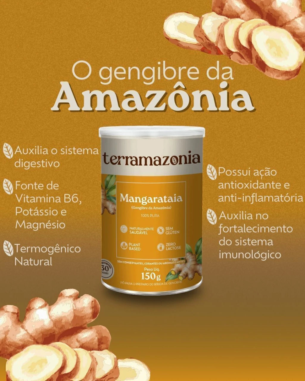 Mangarataia Em Po 150g