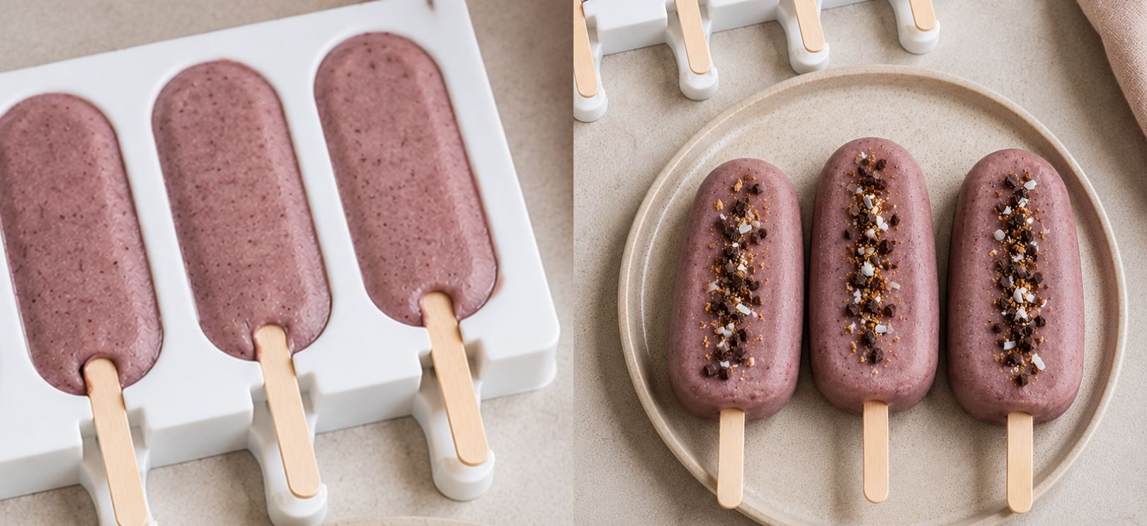 Picolé de Açaí com Castanhamilk