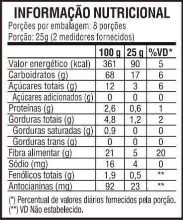 Açaí em Pó - Caixa com 10 sachês de 25g
